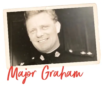Sarah-Jane Graham donated in memory of her father, Major Graham