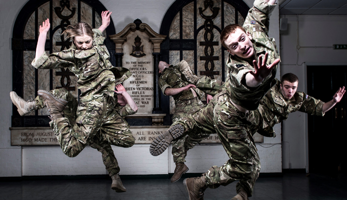 Five Soldiers dance production