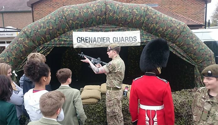 The Grenadier Guards shooting range