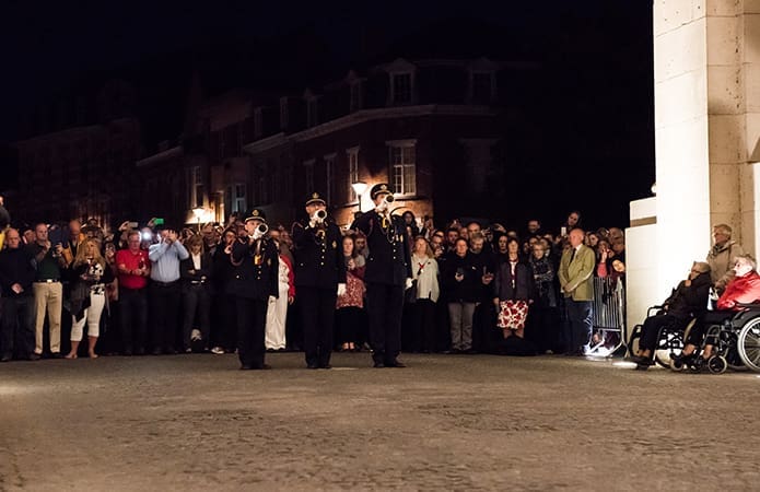 Buglers playing The Last Post