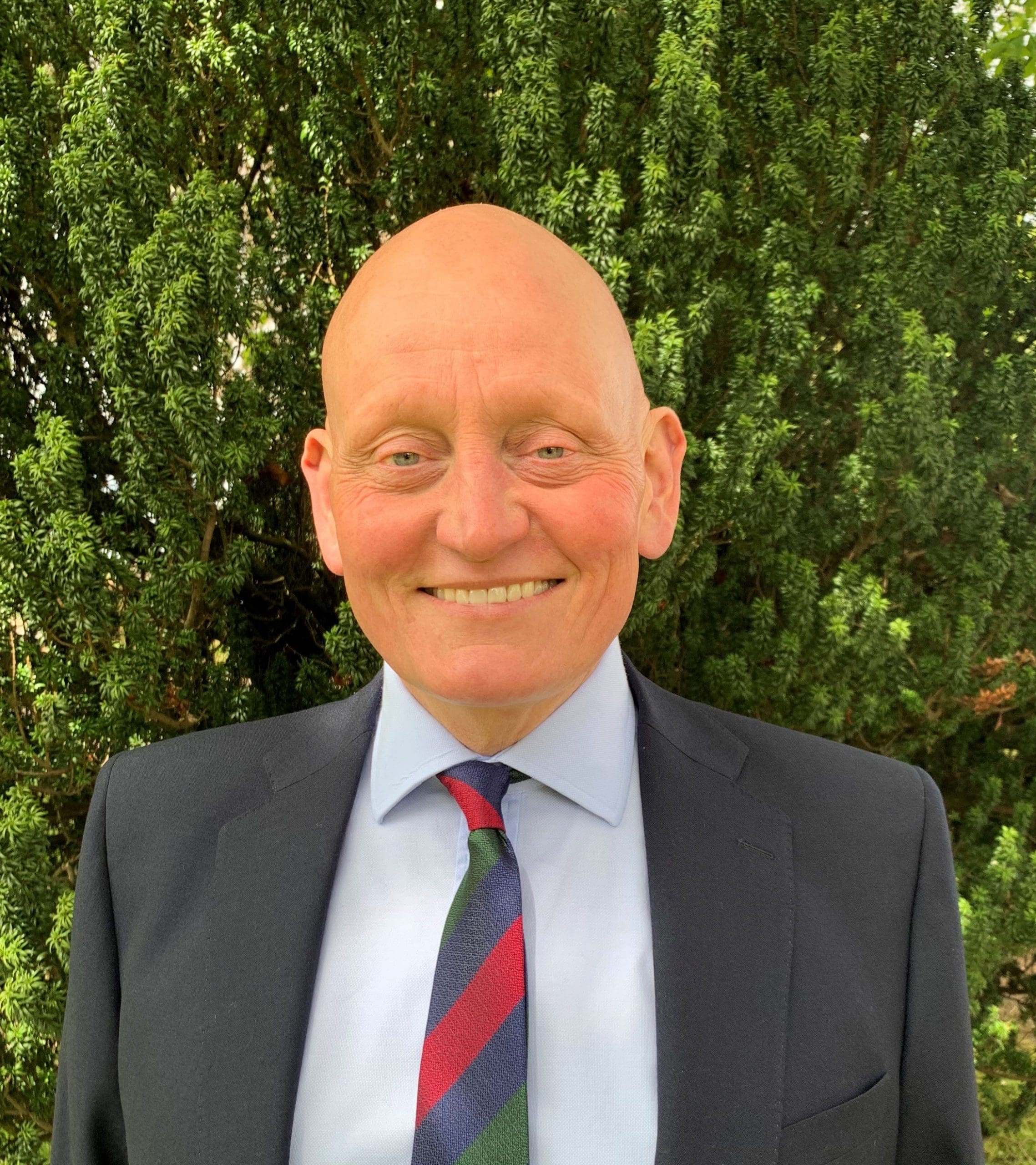 Head and shoulders portrait of Tim Hyams, CEO of Army benevolent Fund